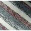 Premium 100% Polyester Yarn-Dyed Striped Coarse Needle Hacci Brushed Fleece Fabric for Winter Sweaters?