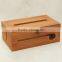 Cable wire storage box /Large tissue box capacity wooden cable box