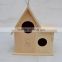 2015 new unfinished wooden decorated bird house wholesale