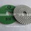 New 7 step wet polishing pads with round edge