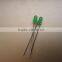 3mm diffused Green LED light
