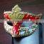 cheap china wholesale Half face Fashion Venice Mask masquerade masks green masquerade mask