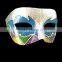 party magic fang Venice feather mask masquerade ball half face coloured drawing or pattern for women