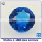 Synthetic Blue Round Shape Glass Gems For Fashion Jewelry