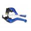 BJ-LS-002 Custom blue short cnc motorcycle bajaj brake lever for YZF R1
