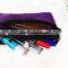 wholesale mesh pen bag stationery storage bag with two zippers