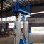 10m lifting height aerial work aluminium lift portable aluminium man lift