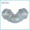BOYAN taizhou plastic pipe fitting for bathroom grey pvc two faucet 90 degree elbow with rubber