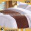 100%Polyester Chocolate Hotel Decorative Bed Runner And bed skirt