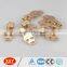 2015 hot sale #3 rose gold fancy style customized logo zipper slider