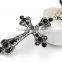 2016 New European Decorative Openwork Cross Female Vintage Long Beaded Necklace