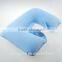 High Quality Flocked PVC Inflatable Travel Neck Pillow