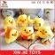 2015 new plush yellow chicken keychain meet EN71 standard soft animal pendant lovely stuffed chicken keychain for girls