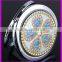 Mini custom PU cosmetic mirror with magnet closure