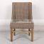 Wooden High Back Dining Room Armhair