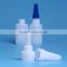twin neck medicine uesd plastic glue bottle