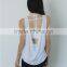 Hot 2016 Fashion Sexy Backless Sports Fitness Gym Stringer Women Tank Top