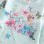 (F5272) blue nova brand baby girls t shirts printed elsa girls casual t shirts children clothing wholesale