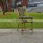 Classical designoutrdoor aluminum rattan barstool