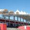 Fabric Tensile Membrane Structure canopy applicatin for hotel shopping hall with PTFE ETFE