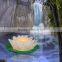 battery operated waterproof swimming pool led floating plastic flowers