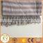 Wholesale 100% Acrylic stripes throw blanket