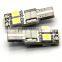 T10 5050smd 4 led canbus led bulbs light interior light