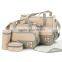 fashion & trendy seven color mummy bag kit with diaper mat