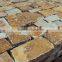 Factory sell yellow quartz natural surface paver blocks