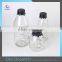 New Fashion Custom Glass Milk Bottles Decal Milk Bottle Glass With Plastic Lid