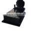 European style cheap indian black granite monument