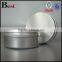 150g cylinder round aluminum container with lid