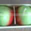 Inventory fruit candle- inventory half -red green apple candle