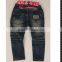 wholesale kids jeans with middle waist / kids elastic waist denim jeans