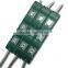 Full color smd 5630 3 chips injection led module DC 12v led module with different color