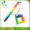 3 LED ABS material for promotion gift best led keychain flashlight