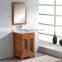 Wooden Floor Mounted Modern Bathroom Vanity with Legs