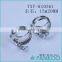 925 Sterling Silver Blank Ring , Silver Ring Without Stone Women Accessories