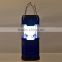 Portable Rechargeable Solar Lantern, 5 LED Flashlight Lantern with USB port