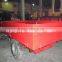 6*4 farm equipment european hydraulic dump trailer, agricultural equipment power trailer moving machine
