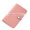 best seller for 2015 genuine leather passport holder for female card holder with large capacity China manufacture