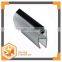 F shape magnetic water proof PVC glass shower door seal strip weather stip rubber sealing strip Water proof