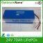 Deep Cycle 24v 70ah Lifepo4 Electric Motor Battery