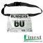 Custom Running Race Number Belt with Gel Holders