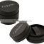 Black carboard round kraft paper shoe box