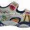 high quality sports hollow out kids fancy sandals with toy