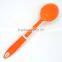Novel design TPR handle Factory Price paint spraying stainless steel cooking spoon