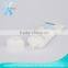 Plastic cosmetic tube with elliptical cap