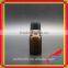 E-cig liquid bottles with round shape glass dropper bottle for 10ml amber glass bottle