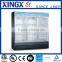 Glass Door Refrigerator, China best selling supermarket refrigerated showcase with 3 doors big capacity - 1479 L / 52.3 cu.ft